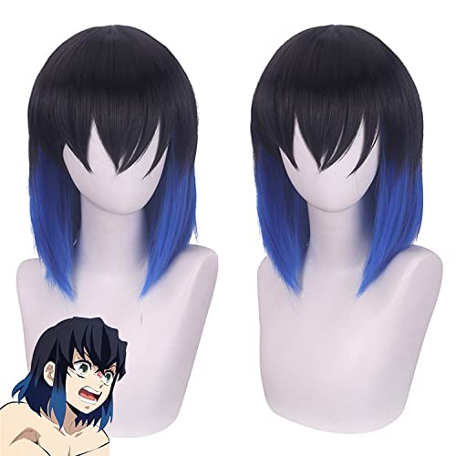 Wig for Props Matching Performance Modeling S Blade Mouth Hirasuke Gradient Cosplay Wig von RTGFS