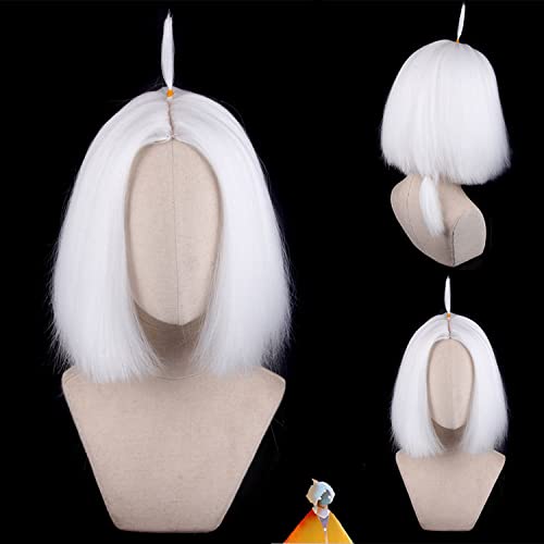 Wig for Props Matching Performance Modeling Sky Light Yu Cos Wig Ears Ancestor Light Child Rainforest Keel Kakashi Oyster Mushroom Asuka Cherry Blossom Color: Pl-849-10 Light Child No. 7 von RTGFS