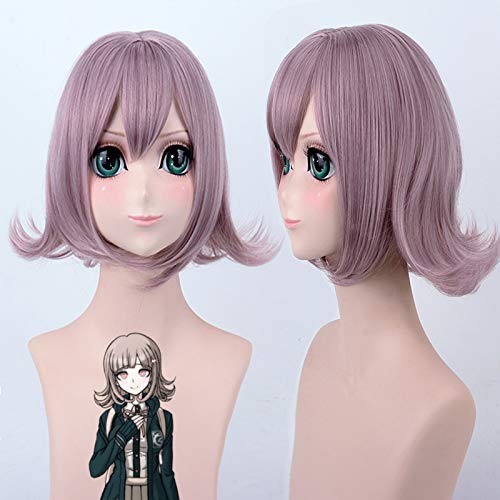 Wig for Props Matching Performance Modeling Taro Color Bullet Rondo 2 Nanami Chiaki Cosplay Wig Anime Wig von RTGFS