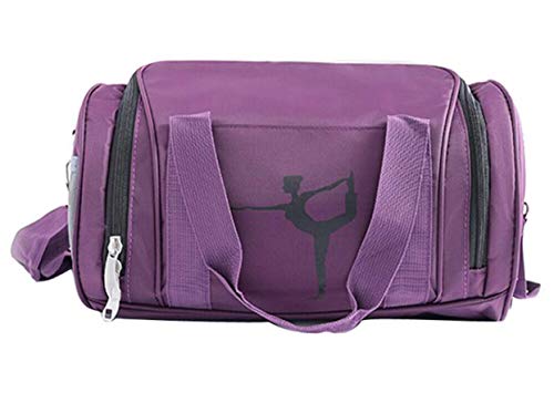 Tanztaschen für Jugendliche, Mädchen, Sporttasche, Tanztasche für Kinder, Turnbeutel,Violett von RTMYOR