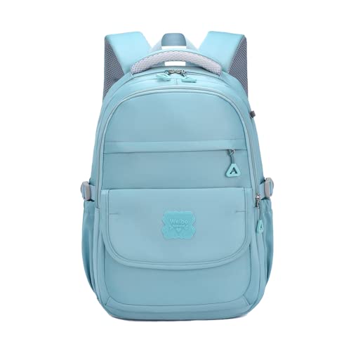 RTMYOR Kinder Jungen Mädchen Leicht Kinder Wasserspritzer Prävention Spurstange Befestigungsgürtel Große Kapazität Kinder Reise Tagesrucksack Geschenk, blau, Einheitsgröße von RTMYOR