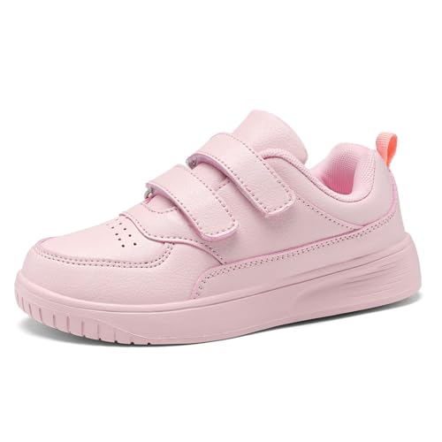 RTOUNT Mädchen Rosa Sportschuhe Kinder Laufschuhe Kinderschuhe 32 EU Einstellbar Leichtgewichts Atmungsaktiv Freizeit Straßenlaufschuhe Unisex von RTOUNT