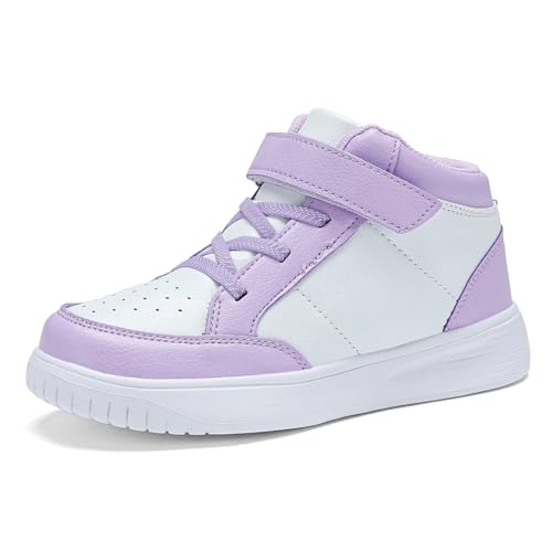 RTOUNT Mädchen Sportschuhe Kinder Laufschuhe Kinderschuhe Lila EU 30 Atmungsaktiv Outdoor Turnschuhe Freizeit Sneaker Unisex von RTOUNT