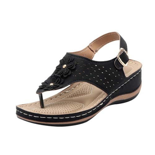 Sommer Lässig Damen Sommerschuhe Heiße Sandalen für Damen, Teenager-Hausschuhe für Mädchen, StrandSandalen, Mädchen-Sandalen, Damen-Sandalen, Plateau-Sandalen, Sandalen Damen, Sommer Bohemia Sandals von RTPR