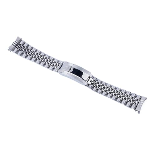RTRCAGAKM 20 21 mm Uhrenarmband aus Splitter mit hohlem, gebogenem Ende und massiven Schraubgliedern, passend for Jubilee-Armband, passend for Panda SSC813-819/SSC911-917(21mm For SSC911-917) von RTRCAGAKM