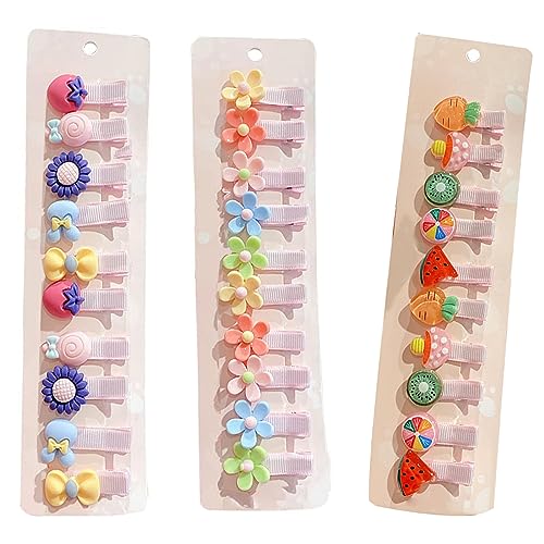 RTRTGS 30 Stück Baby Haarclips Haarklammern, Haarspange Mädchen, Haarspangen Schleife Haarschmuck Haar Accessoire für Mädchen Kinder aus Ripsband und Metall von RTRTGS