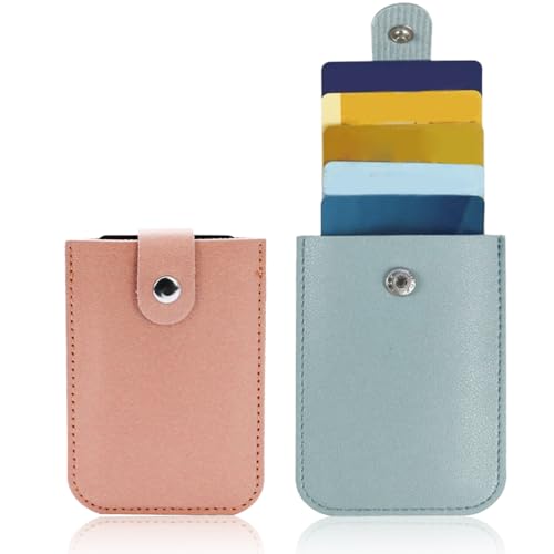 RTRTGS Mini Frauen Portemonnaie Kartenhalter Slim Wallet, PU Leder Kreditkartenetui mit Münzfach, RFID Schutz Geldbörse Damen Klein von RTRTGS