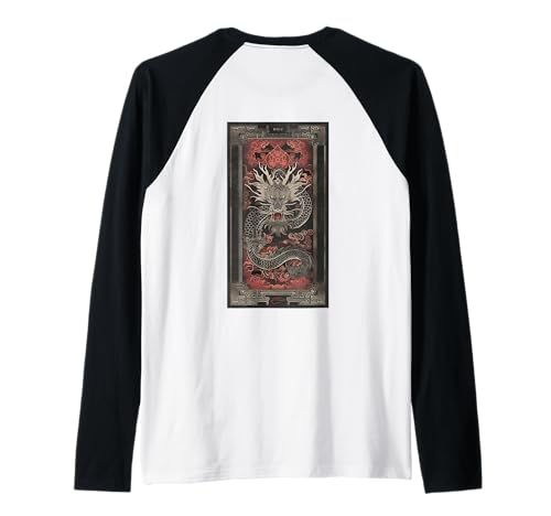 Drachen Streetwear Aesthetic Retro Mode Dragon Damen Herren Raglan Drachen Streetwear Aesthetic Retro Mode Dragon Damen Herren Raglan von RTUZ / Backprint Hip Hop Y2K clothes Mädchen Junge