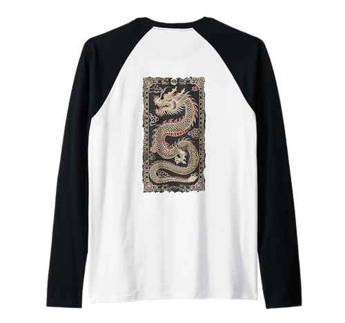 Drachen Streetwear Aesthetic Retro Mode Dragon Damen Herren Raglan Drachen Streetwear Aesthetic Retro Mode Dragon Damen Herren Raglan von RTUZ / Backprint Hip Hop Y2K clothes Mädchen Junge