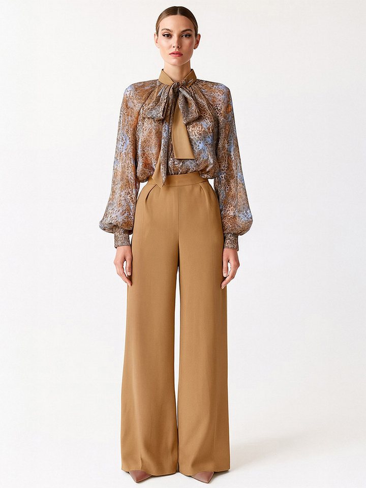 RUA & RUA Marlene-Hose aus Crepe de Chine Seide Seidenhose von RUA & RUA