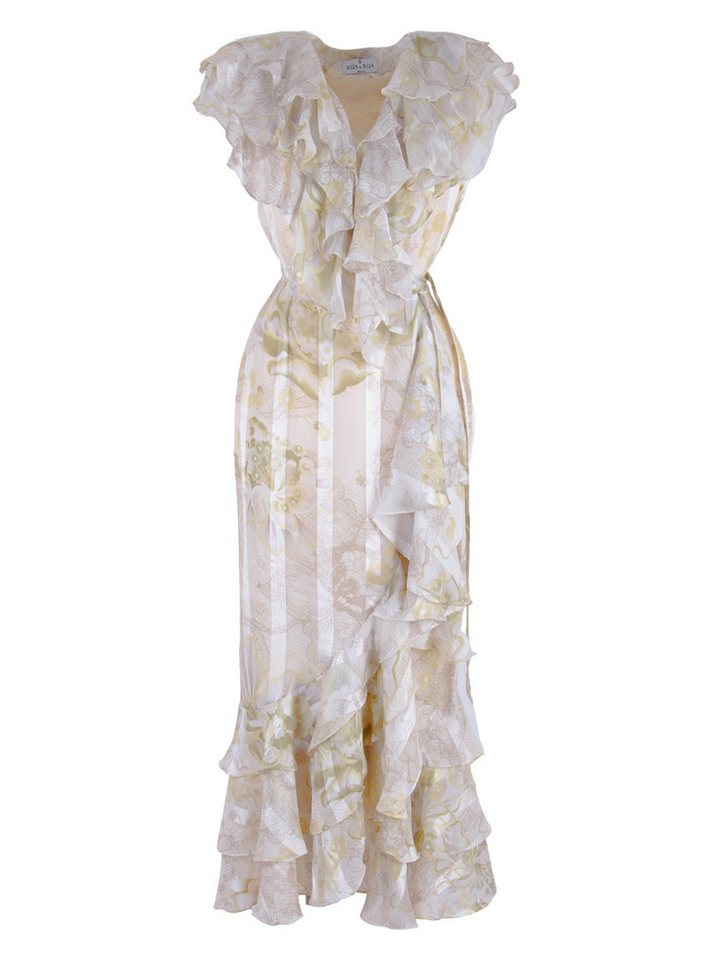 RUA & RUA Wickelkleid aus Seide Kleid mit Floralem Print von RUA & RUA