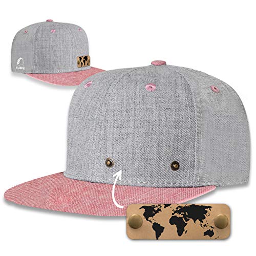 RUBDE Damen Cap Snapback mit wechselbarem Patch - Größenverstellbar von RUBDE