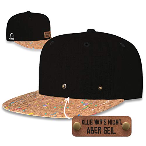 RUBDE Snapback Cap mit wechselbarem Patch - Herren - größenverstellbare Baseball Kappe RUBDE Snapback Cap mit wechselbarem Patch - Herren - größenverstellbare Baseball Kappe von RUBDE