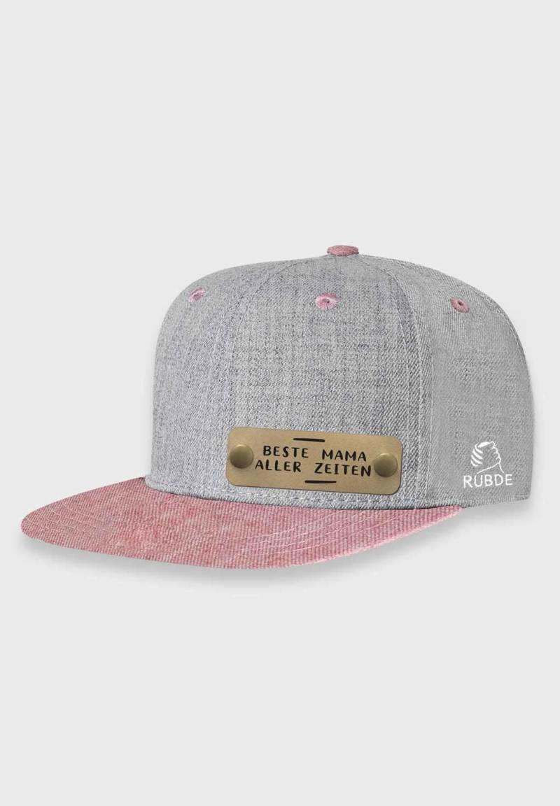 Snapback Cap Salmon + Beste Mama Aller Zeiten von RUBDE24