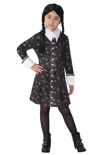 Rubies - Wednesday Addams Costume (116 cm) von Rubie's