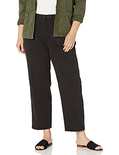 Ruby Rd. Damen Plus-Size Classic 5-Pocket Fly Front Denim Jean Hose, schwarz, 48 von RUBY RD.