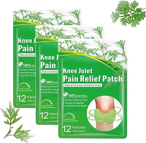 3 BoxesFlexiknee - Natural Knee Pain Patches, Knee Joint Pain Relief Patch, Flex Knee Pain Patch,Herbal Knee Patches for Pain Relief von RUCRAK