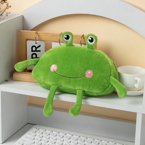 RUDFUZ Amüsanter Big Mouth Frog Pencil Pouch für Wissenschaftler mit großer Kapazität stationärer Aufbewahrung von RUDFUZ