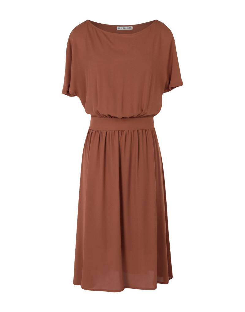 RUE•8ISQUIT Midi-kleid Damen Braun von RUE•8ISQUIT