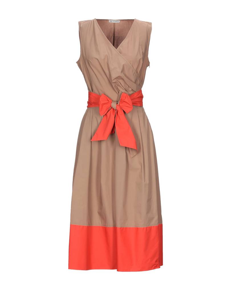 RUE•8ISQUIT Midi-kleid Damen Kamel von RUE•8ISQUIT