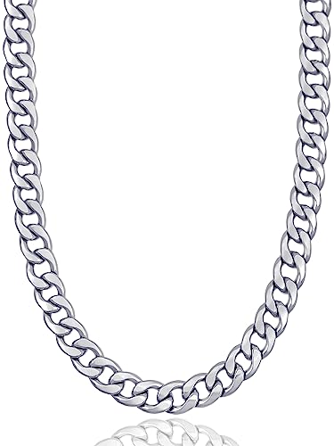 RUGGED steel Edelstahl Panzerkette 10 mm / 45 cm Hochglanz (inkl. Schmuck-Box) (45) von RUGGED steel