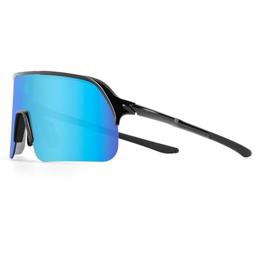Classic Cycling Glasses Men Women UV400 Sunglasses Sports Casual Running Biking Baseball Outdoor Eyewear(K9412A-Q-1L-02) von RUHTEUO