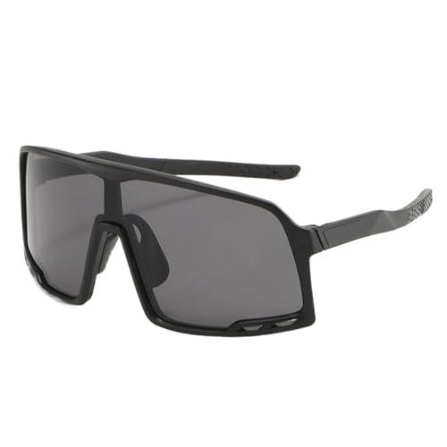 Cycling Glasses Sports Sunglasses Men's And Women's UV400 Big Frame Running Bike Fishing Goggles(D) von RUHTEUO