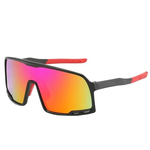 Cycling Glasses Sports Sunglasses Men's And Women's UV400 Big Frame Running Bike Fishing Goggles(I) von RUHTEUO