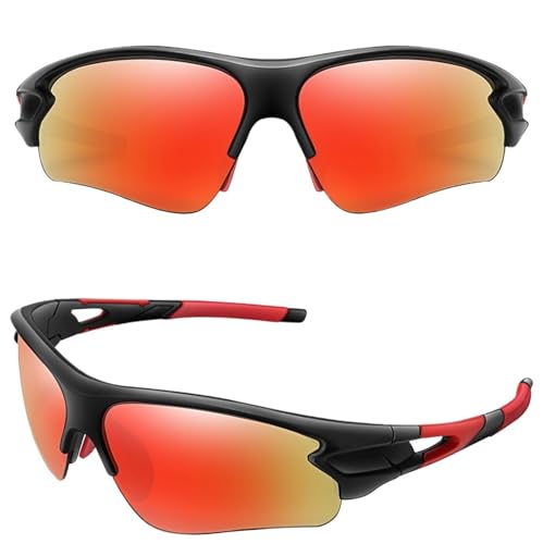 Fashion Women Men Sunglasses Outdoor Sports Fishing Cycling Running Driving Eyewear Goggles Comfortable Nose(WN3) von RUHTEUO