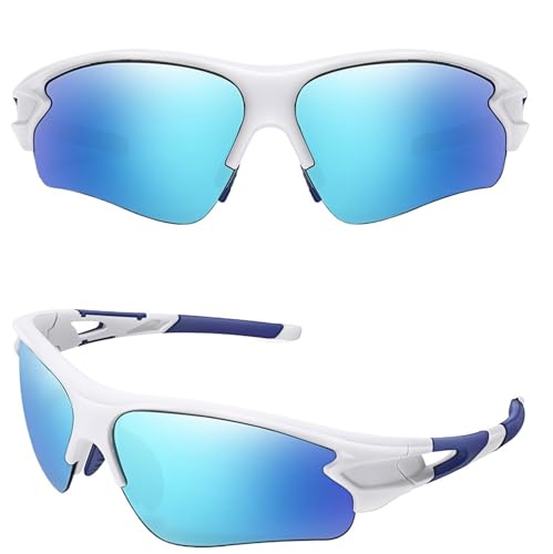 Fashion Women Men Sunglasses Outdoor Sports Fishing Cycling Running Driving Eyewear Goggles Comfortable Nose(WN6) von RUHTEUO