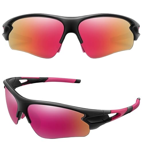Fashion Women Men Sunglasses Outdoor Sports Fishing Cycling Running Driving Eyewear Goggles Comfortable Nose(WN8) von RUHTEUO