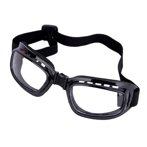 RUHTEUO 1Pcs Foldable Anti Glare UV Protection Cycling Sunglasses Sports Ski Goggles Glasses Windproof Dustproof Motocross(Transparent) von RUHTEUO