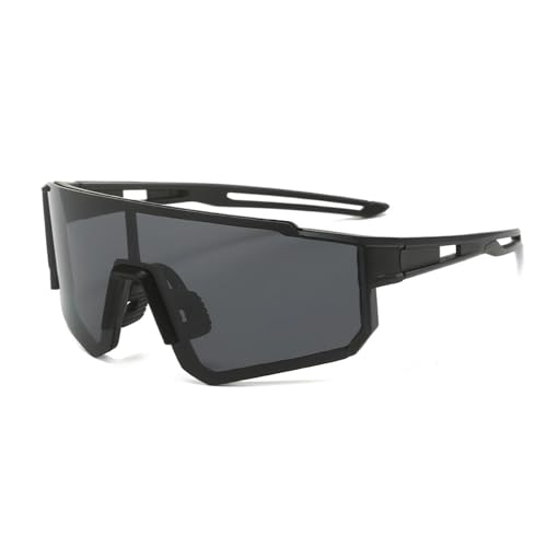 RUHTEUO Cycling Sunglasses Eyewear Bicycle Goggles UV Protection Windproof Glasses For Men Women Lens Road Riding Bike(Black) von RUHTEUO