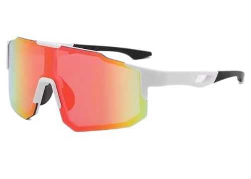RUHTEUO Cycling Sunglasses for Men and Women Multi-colored Lenses Goggles Road Riding Windproof Eyewear Outdoor Sports Glasses(SET01) von RUHTEUO