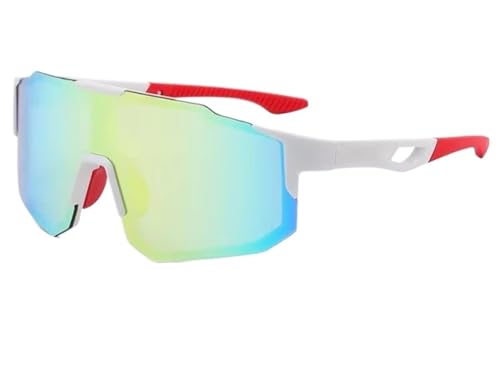 RUHTEUO Cycling Sunglasses for Men and Women Multi-colored Lenses Goggles Road Riding Windproof Eyewear Outdoor Sports Glasses(SET07) von RUHTEUO