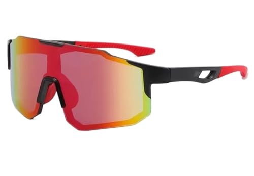 RUHTEUO Cycling Sunglasses for Men and Women Multi-colored Lenses Goggles Road Riding Windproof Eyewear Outdoor Sports Glasses(SET08) von RUHTEUO