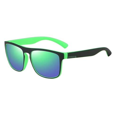 RUHTEUO Cycling sunglasses Driving Fishing UV400 Eyewear Classic Square Sport Sun Glasses For Men Women Equipment(C2) von RUHTEUO