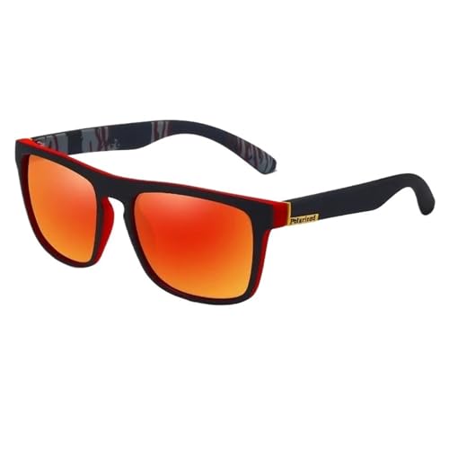 RUHTEUO Cycling sunglasses Driving Fishing UV400 Eyewear Classic Square Sport Sun Glasses For Men Women Equipment(C5) von RUHTEUO