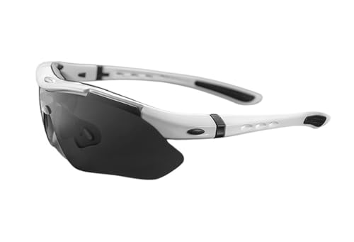 RUHTEUO Fahrradbrille Outdoor Sports Fahrrad Sonnenbrille Mountainbike Brille Brillenrahmen 5 Linsen Licht(10002 5 lens,3 lens) von RUHTEUO