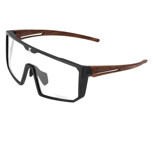 RUHTEUO Photochromic Cycling Glasses Men Women Clear Mountain Bike Sunglasses Bicycle Riding Sports Triathlon Running(K232-PH-1L-03) von RUHTEUO