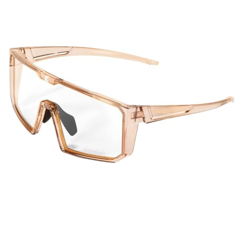 RUHTEUO Photochromic Cycling Glasses Men Women Clear Mountain Bike Sunglasses Bicycle Riding Sports Triathlon Running(K232-PH-1L-11) von RUHTEUO