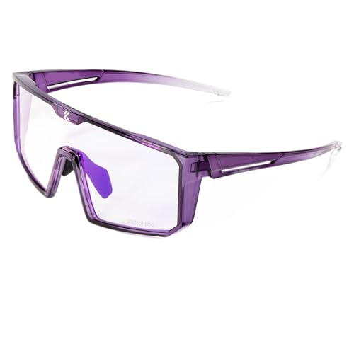 RUHTEUO Photochromic Cycling Glasses Men Women Clear Mountain Bike Sunglasses Bicycle Riding Sports Triathlon Running(K232-PH-PU-1L-07) von RUHTEUO