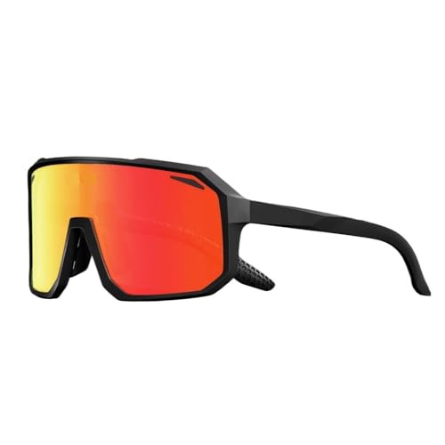 RUHTEUO Photochromic Sports Men UV400 Cycling Glasses Bike Sunglasses Outdoor Eyewear Bicycle Women Riding Hiking Goggles(DZ-S62-B-01) von RUHTEUO