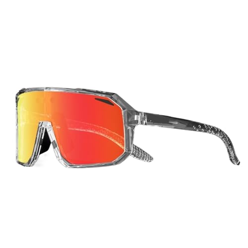 RUHTEUO Photochromic Sports Men UV400 Cycling Glasses Bike Sunglasses Outdoor Eyewear Bicycle Women Riding Hiking Goggles(DZ-S62-B-31) von RUHTEUO