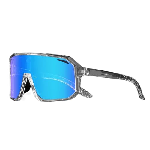 RUHTEUO Photochromic Sports Men UV400 Cycling Glasses Bike Sunglasses Outdoor Eyewear Bicycle Women Riding Hiking Goggles(DZ-S62-B-32) von RUHTEUO