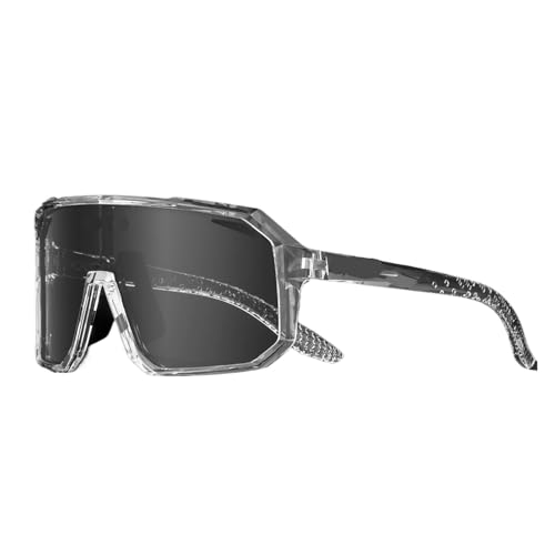 RUHTEUO Photochromic Sports Men UV400 Cycling Glasses Bike Sunglasses Outdoor Eyewear Bicycle Women Riding Hiking Goggles(DZ-S62-B-34) von RUHTEUO