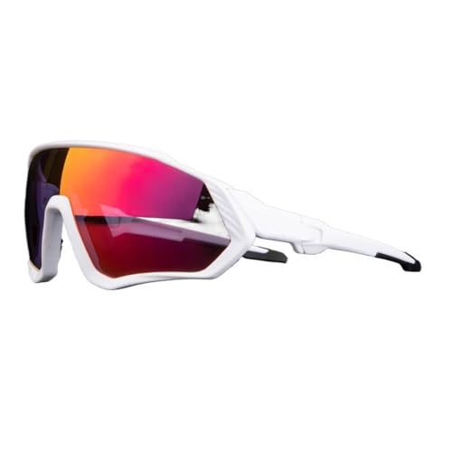 RUHTEUO Riding Cycling Sunglasses Sports Goggles Bicycle Mountain Bike Eyewear(08,1 lens) von RUHTEUO