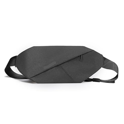 RUHTEUO Sport-Brusttasche, Umhängetasche, Mini-Männer, wasserdichte Gürteltasche for Männer, passt in ein 7,9-Zoll-iPad(Black) von RUHTEUO