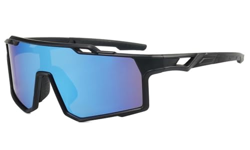 RUHTEUO Sports Men Sunglasses Road Bicycle Glasses Mountain Cycling Riding Protection Goggles Eyewear Bike Sun(SET06) von RUHTEUO