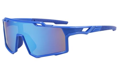 RUHTEUO Sports Men Sunglasses Road Bicycle Glasses Mountain Cycling Riding Protection Goggles Eyewear Bike Sun(SET10) von RUHTEUO